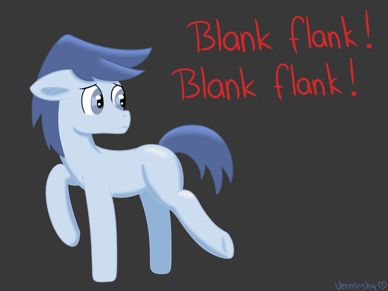 Size: 2000x1500 | Tagged: artist:verminshy, background pony, blank flank, derpibooru import, klein, safe, solo