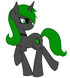 Size: 824x915 | Tagged: safe, artist:weirdfuzzything, derpibooru import, oc, unofficial characters only, pony, unicorn, looking back, piercing