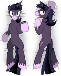 Size: 1200x1500 | Tagged: safe, artist:advanceddefense, derpibooru import, twilight sparkle, pony, unicorn, twilight unbound, body pillow, body pillow design, solo, tumblr, werelight shine