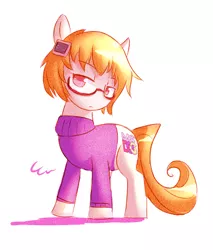 Size: 420x492 | Tagged: artist:rizkitsuneki, derpibooru import, glasses, microsoft, ms-dos, safe