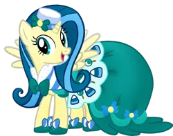 Size: 1007x793 | Tagged: safe, artist:mirry92, derpibooru import, oc, oc:tina fountain heart, unofficial characters only, alicorn, pony, alicorn oc, clothes, dress, simple background, solo, transparent background, vector