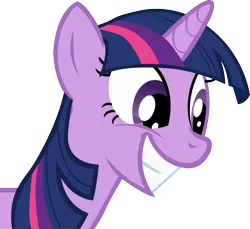 Size: 1157x1061 | Tagged: dead source, safe, artist:a01421, derpibooru import, twilight sparkle, pony, do it filly, female, grin, mare, simple background, smiling, solo, squee, transparent background, vector