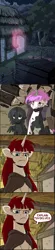 Size: 1000x4574 | Tagged: artist:robd2003, comic, lauren faust, moon-fall, oc, oc:fausticorn, princess celestia, princess luna, safe, tumblr, ye olde butcherede englishe