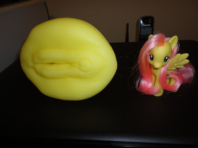 Size: 648x486 | Tagged: bad dragon, brushable, derpibooru import, fleshlight, fluttershy, irl, merch sexploitation, /mlp/, photo, questionable, sex toy, toy