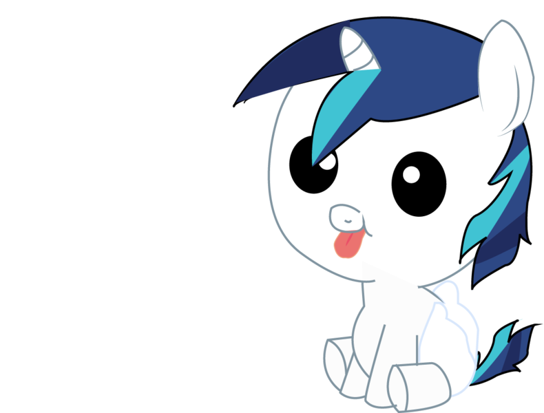 Size: 1092x829 | Tagged: safe, artist:convoykaiser, derpibooru import, shining armor, pony, baby, baby pony, colt, diaper, foal, simple background, solo, transparent background