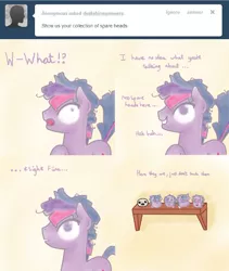 Size: 596x705 | Tagged: safe, artist:earthed, derpibooru import, twilight sparkle, pony, yukkuri, comic, dusk shine answers, male, rule 63, shrunken pupils, stallion, the binding of isaac