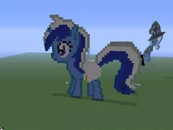 Size: 640x480 | Tagged: safe, derpibooru import, minuette, trixie, pony, unicorn, diaper, filly, game screencap, minecraft, minecraft pixel art, pixel art