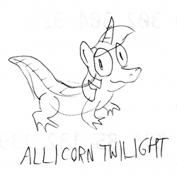 Size: 530x530 | Tagged: allicorn, alligator, artist:kturtle, derpibooru import, pun, safe, species swap, twilight sparkle