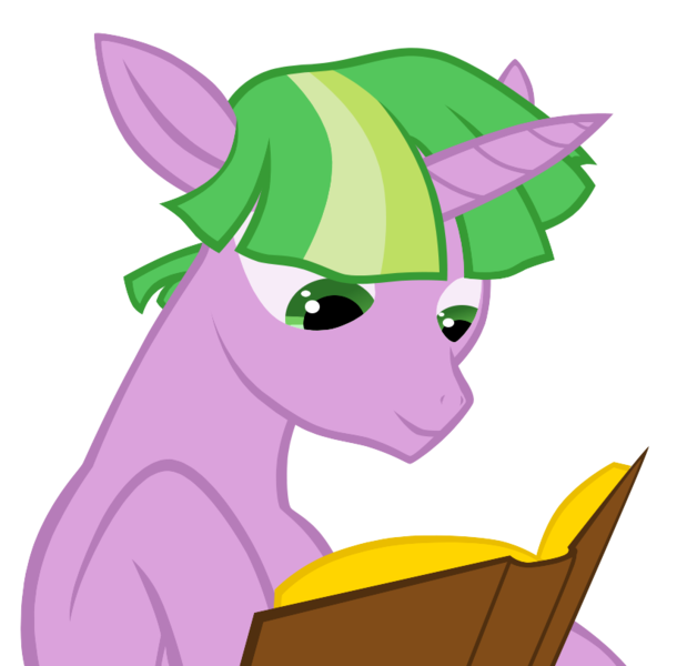 Size: 838x812 | Tagged: safe, artist:tokoshoran, derpibooru import, spike, pony, unicorn, evenfall sparkle, image, png, ponified spike, role reversal, simple background, solo, species swap, transparent background