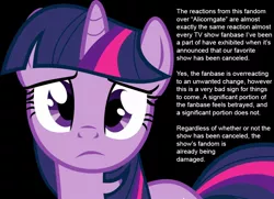 Size: 900x652 | Tagged: alicorn drama, butthurt, derpibooru import, end of ponies, fandom war, meta, rage, revolt, safe, shitstorm, text, twilight sparkle