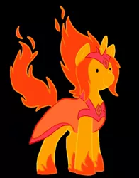 Size: 792x1008 | Tagged: dead source, safe, artist:fuutachimaru, derpibooru import, ponified, pony, unicorn, adventure time, crossover, flame princess