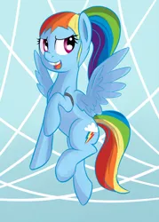 Size: 1024x1429 | Tagged: alternate hairstyle, artist:postscripting, crossover, derpibooru import, ponytail, rainbow dash, safe, spice girls