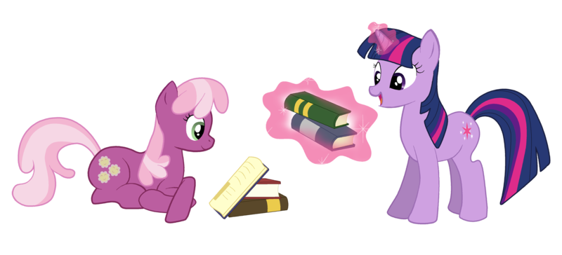 Size: 2200x1000 | Tagged: artist:kamartenn, book, cheerilee, derpibooru import, reading, safe, twilight sparkle