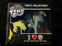 Size: 2592x1936 | Tagged: safe, derpibooru import, derpy hooves, pegasus, pony, female, funko, mare, merchandise, that one nameless background pony we all know and love, vinyl figure