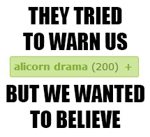 Size: 215x197 | Tagged: alicorn drama, derpibooru import, exploitable meme, meta, safe, tags, text, text only