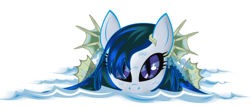 Size: 900x387 | Tagged: artist:zahpkiel, derpibooru import, kelpie, merpony, oc, oc:mercury rain, safe, unofficial characters only, water, wet