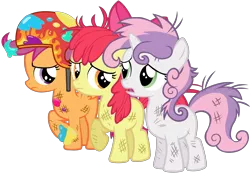 Size: 5000x3545 | Tagged: absurd resolution, apple bloom, artist:luks6882, cutie mark crusaders, dead source, derpibooru import, safe, scootaloo, simple background, sweetie belle, transparent background, vector