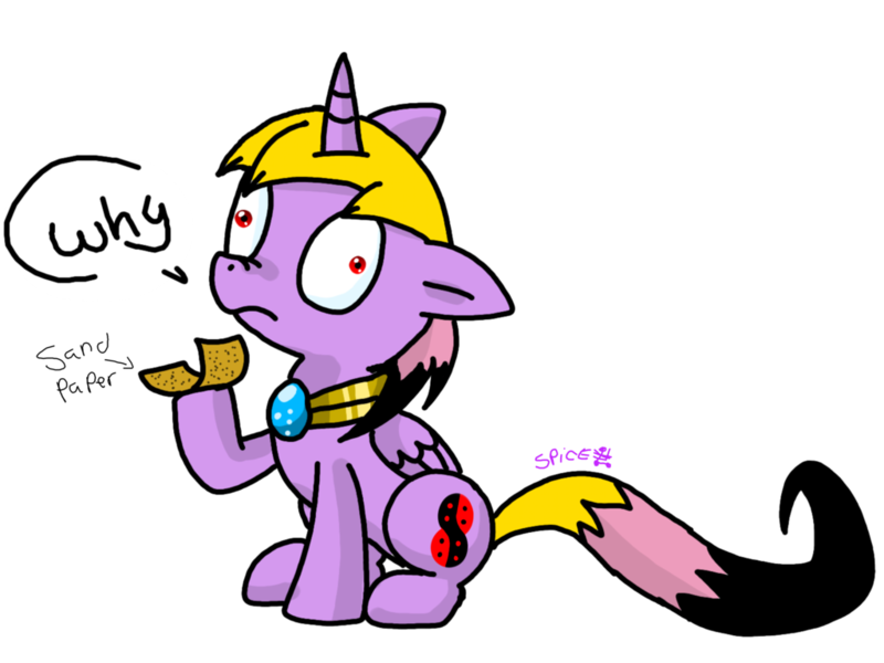 Size: 1024x768 | Tagged: safe, artist:spice5400, derpibooru import, oc, unofficial characters only, alicorn, pony, alicorn oc, inside joke, sandpaper