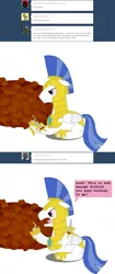 Size: 1000x2372 | Tagged: safe, artist:hakar-kerarmor, derpibooru import, oc, oc:nors, ask four inept guardponies, ask, royal guard, tumblr