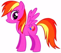 Size: 400x349 | Tagged: safe, derpibooru import, feathermay, pegasus, pony, recolor, simple background, solo, vector, white background