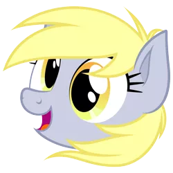 Size: 5000x5000 | Tagged: safe, artist:zutheskunk, derpibooru import, derpy hooves, pegasus, pony, .svg available, absurd resolution, cute, female, happy, head, mare, simple background, smiling, solo, transparent background, vector