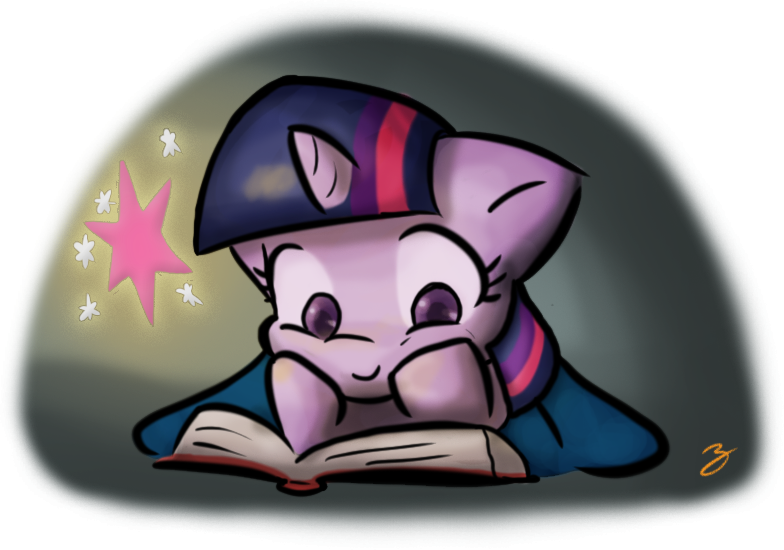 Size: 784x550 | Tagged: artist:zutcha, book, derpibooru import, filly, reading, safe, solo, twilight sparkle