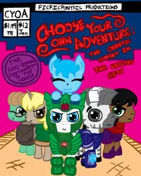 Size: 600x750 | Tagged: abioye, artist:ficficponyfic, comic, cover, deer, derpibooru import, filchia, herb, huzzercarwhel, oc, oc:larkspur, pileus, safe, unofficial characters only, zebra