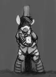 Size: 2200x3000 | Tagged: artist:gordonfreeguy, blindfold, crying, derpibooru import, execution, imminent death, oc, prisoner of war, semi-grimdark, unofficial characters only, war