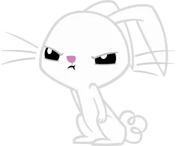 Size: 4629x3860 | Tagged: absurd resolution, angel bunny, angry, artist:anitech, derpibooru import, safe, simple background, sitting, solo, :t, transparent background, vector