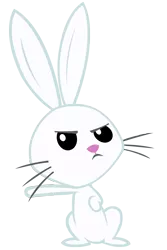 Size: 4000x6000 | Tagged: absurd resolution, angel bunny, artist:amidnightflight, derpibooru import, pointing, safe, simple background, solo, transparent background, vector
