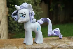 Size: 798x533 | Tagged: safe, derpibooru import, rarity, crystal pony, pony, crystallized, custom, irl, photo, solo, toy