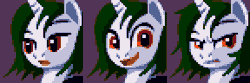 Size: 432x144 | Tagged: artist:pix3m, bust, cave story, dead source, derpibooru import, misery, pixel art, ponified, portrait, safe, sprite mod