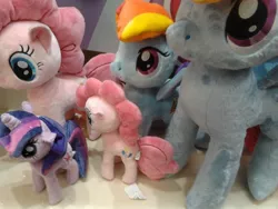 Size: 1600x1200 | Tagged: derpibooru import, irl, nici, photo, pinkie pie, plushie, rainbow dash, safe, twilight sparkle