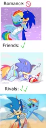 Size: 707x1938 | Tagged: artist needed, safe, derpibooru import, rainbow dash, anti-shipping, crossover, crossover shipping, female, male, opinion, shipping, sonicdash, sonic drama, sonic the hedgehog, sonic the hedgehog (series), straight, the truth