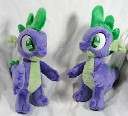 Size: 3528x3184 | Tagged: artist:cryptic-enigma, derpibooru import, irl, photo, plushie, safe, solo, spike, spike plushie