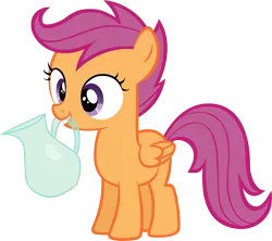 Size: 5985x5303 | Tagged: absurd resolution, artist:cherrygrove, derpibooru import, pitcher, safe, scootaloo, simple background, transparent background, vector