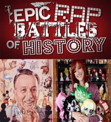 Size: 655x722 | Tagged: epic rap battles of history, lauren faust, meta, safe, walt disney