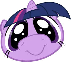 Size: 1397x1217 | Tagged: safe, artist:baka-neku, derpibooru import, idw, twilight sparkle, pony, unicorn, boop, c:, cute, faic, female, fisheye lens, head, idw showified, mare, offscreen character, simple background, smiling, solo, transparent background, twiabetes, vector