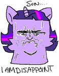 Size: 116x150 | Tagged: derpibooru import, i am disappoint, rage face, safe, twilight sparkle