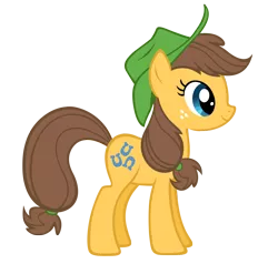 Size: 1532x1460 | Tagged: applejack, artist:durpy, caramel, color edit, derpibooru import, hat, rule 63, safe, simple background, solo, toffee, transparent background, vector