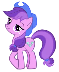 Size: 1496x1810 | Tagged: amethyst star, applejack, artist:durpy, color edit, derpibooru import, hat, safe, simple background, solo, transparent background, vector