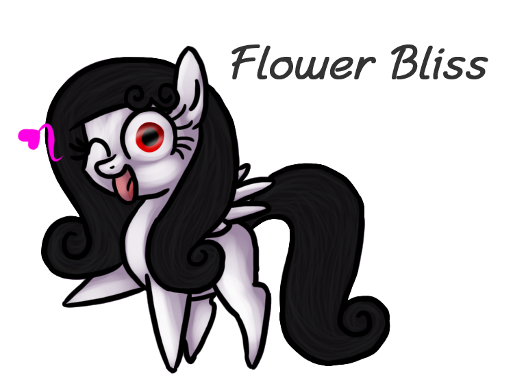 Size: 749x567 | Tagged: safe, artist:commypink, derpibooru import, oc, oc:flower bliss, unofficial characters only, pegasus, pony, :p, chibi, heart, one eye closed, tongue out