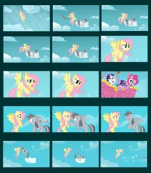 Size: 1399x1600 | Tagged: safe, derpibooru import, fluttershy, pinkie pie, rainbow dash, rarity, twilight sparkle, discorded, official, william bradford