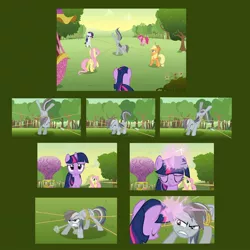 Size: 1600x1600 | Tagged: safe, derpibooru import, official, earth pony, pegasus, pony, unicorn, butt, comic, female, mare, plot, rope, tree, william bradford