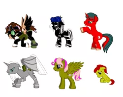 Size: 1350x1056 | Tagged: auditions, cast, derpibooru import, oc, oc:amber, oc:blind spot, oc:nameless, oc:powder puff, oc:spot light, oc:zodiac, pony creator, safe, showponys, travelling, unofficial characters only, upcoming, vampony, zebra