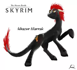 Size: 934x856 | Tagged: argonian, artist:ryuukiba, derpibooru import, ponified, safe, skyrim, the elder scrolls