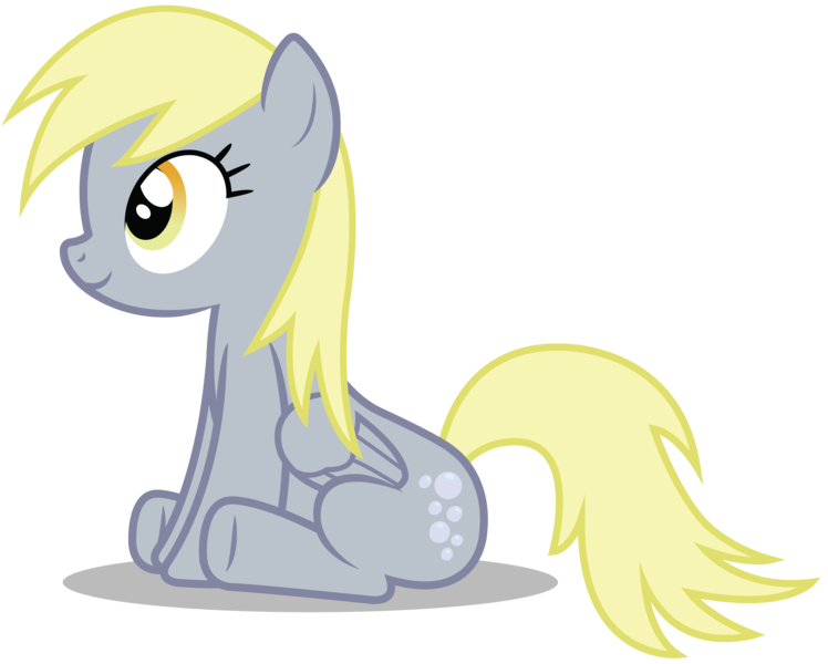 Size: 7000x5618 | Tagged: safe, artist:birthofthepheonix, derpibooru import, derpy hooves, pegasus, pony, absurd resolution, female, mare, simple background, smiling, transparent background, vector