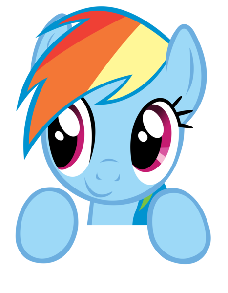 Size: 5000x6430 | Tagged: safe, artist:craftybrony, derpibooru import, rainbow dash, pegasus, pony, absurd resolution, cute, dashabetes, female, mare, simple background, smiling, solo, transparent background, vector