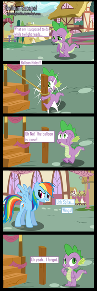 Size: 1500x4450 | Tagged: artist:lightningtumble, comic, derpibooru import, rainbow dash, safe, spike