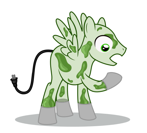 Size: 500x450 | Tagged: safe, artist:kdogfour, derpibooru import, oc, oc:evest greene, ponified, unofficial characters only, lava lamp pony, object pony, original species, pegasus, pony, lava lamp, male, plug, simple background, transparent background, us plug